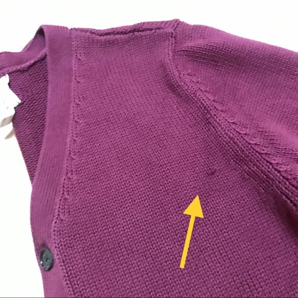 Lands’ End Kids Cardigan- Size M 10-12 - Picture 8 of 8